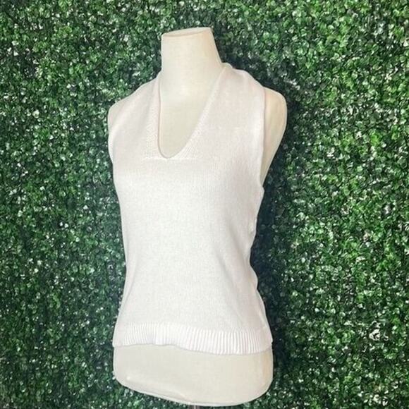 NWT 525 America Multi Wear White Halter Top - Sz Med - Picture 8 of 10